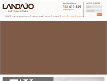 Tablet Screenshot of landajo.com